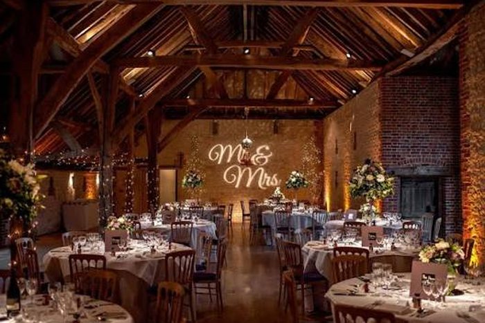 Bury Court barn wedding venue